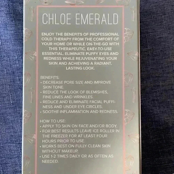Chloe emerald professional ice roller NWT - Picture 2 of 3